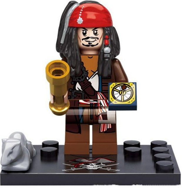 Marine Piraten Blöcke Captain Jack Sparrow, Konstruktionsspielzeug, Einzelfigur - Bild 1