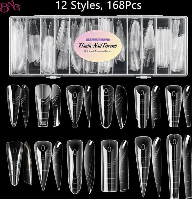 BNG Dual Nail Forms Set, Nagelformen für Builder Extension Gel - Bild 1