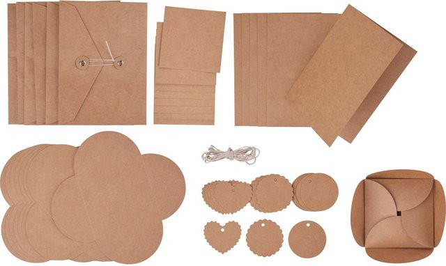 VBS Kraftpapier-Set Verschenken in Braun - Bild 1