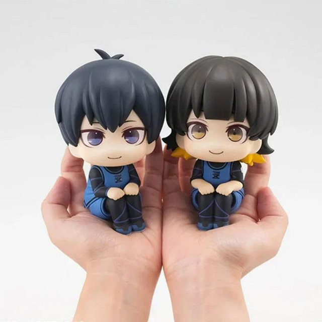 Bandai Blue Lock Q-Version Look Up Isagi Yoichi/Nagi Seishiro Actionfigur - Bild 1