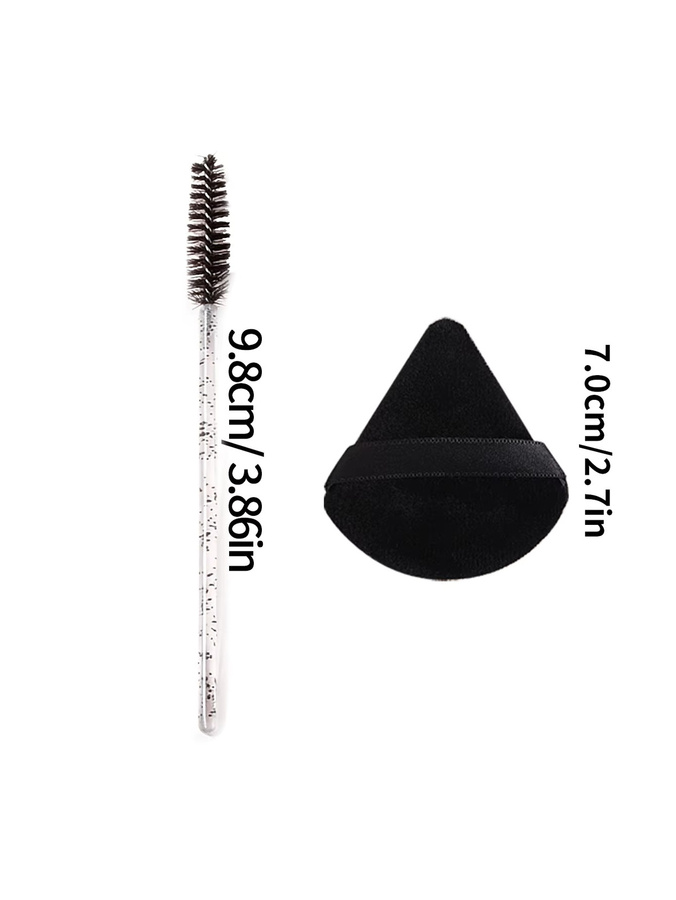 KOSSHOW Wimpernbürsten- und Puderquasten-Set, 102-teilig, Unisex - Bild 3