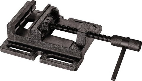 Einhell Maschinen-Schraubstock für Säulenbohrmaschinen in Schwarz-Silber mit 80 mm Spannweite - Bild 1