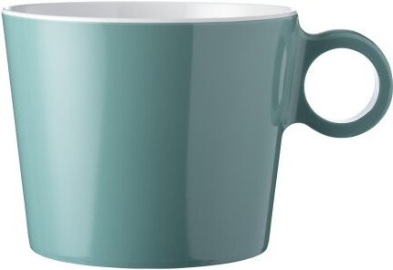 Mepal Cappuccinotasse Flow in Nordic Green, 375 ml, stapelbar - Bild 1
