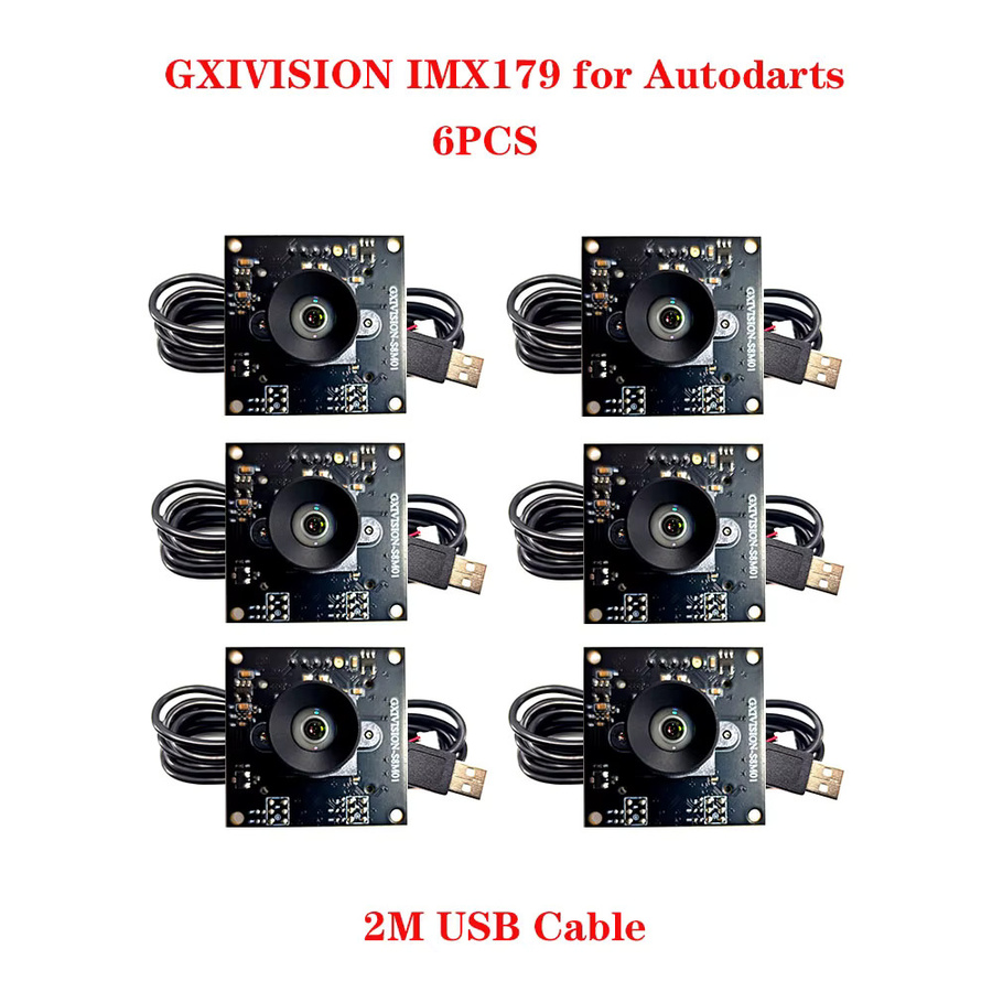 Autodarts GXIVISION IMX179 8MP Kameramodul mit 100 Grad Sichtfeld in Schwarz für das Autodarts IO Punktezählsystem - Bild 3