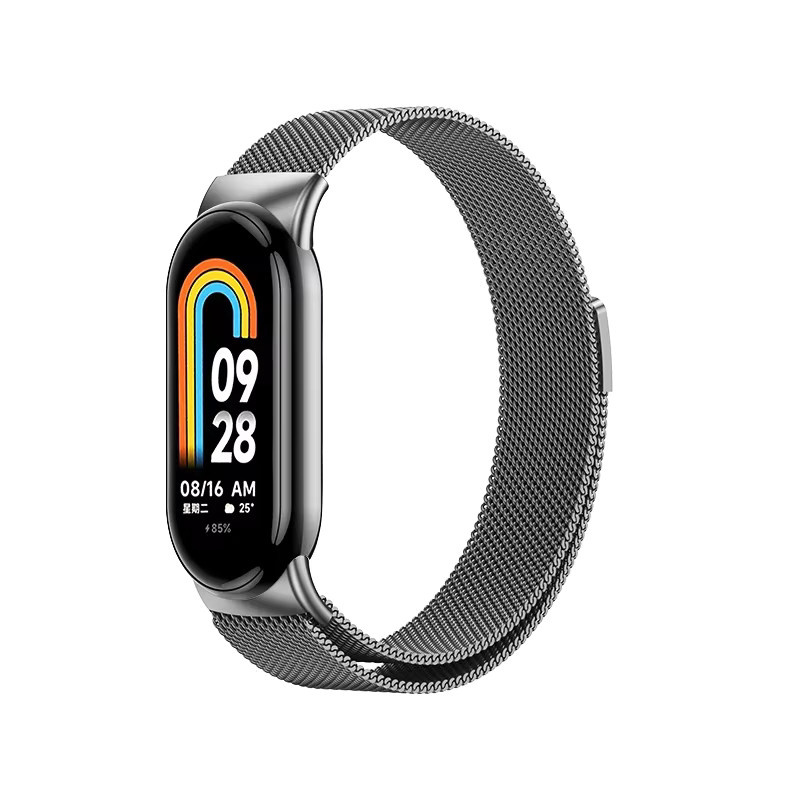 Xiaomi Uhrenarmband Edelstahl, Silber, NFC, Unisex - Bild 1