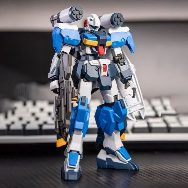 Bandai Mecha-Bausatz, Actionfigur, 1/144 Maßstab, mit beweglichen Gelenken - Bild 1