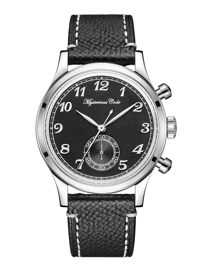 MysteriousCold Chronograph, Quarz, Edelstahl, 38 mm, Herren, Schwarz - Bild 1