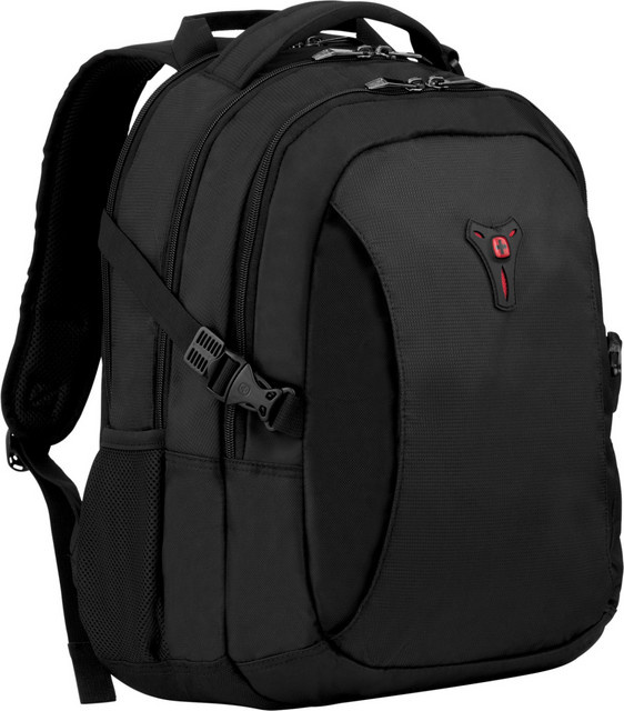 Wenger Sidebar Deluxe Notebook-Rucksack für Laptops bis 16 Zoll und Tablets bis 10 Zoll, Schwarz und Grau, B: 37 cm, T: 26 cm, H: 45 cm - Bild 1
