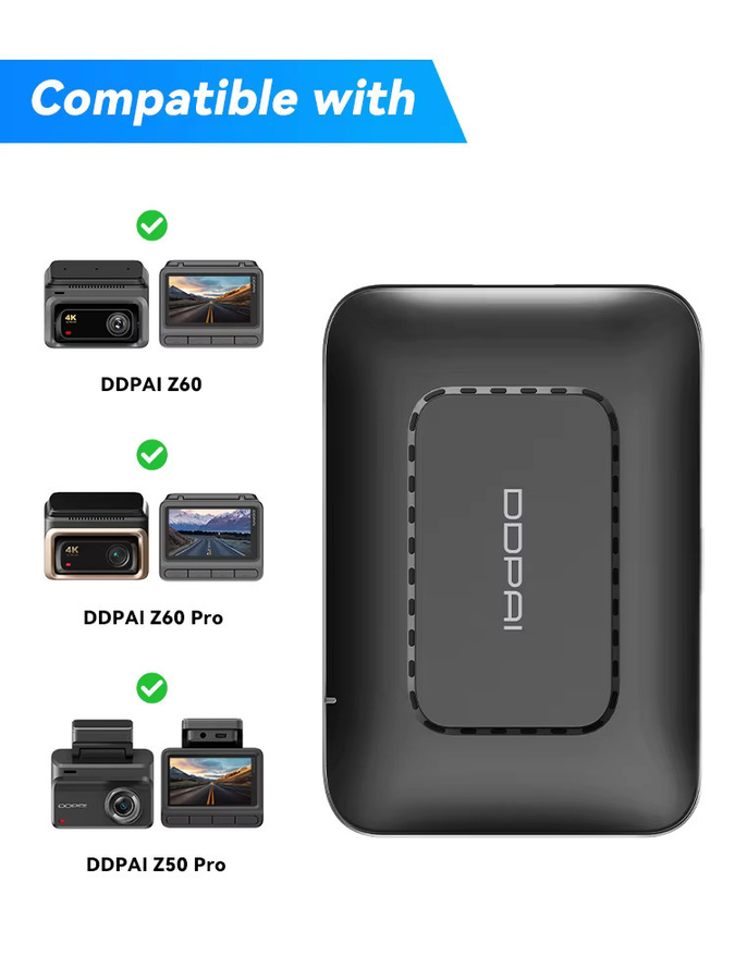 DDPAI 4G-Modul für Z50 Pro, Z60 und Z60 Pro Dashcam in Schwarz - Bild 3