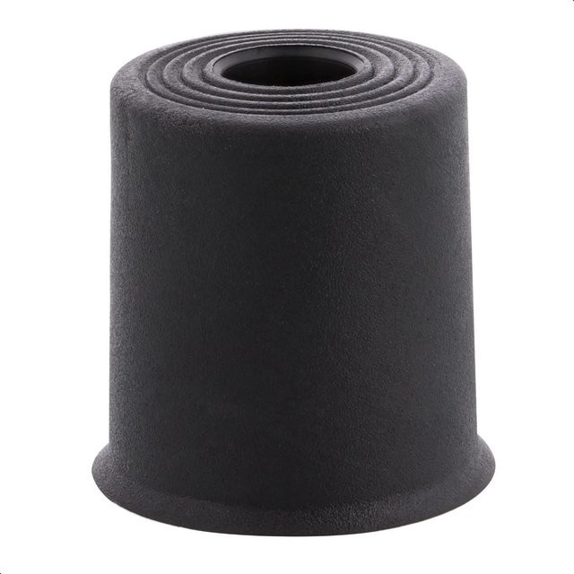 Wagner Boden- und Wandtürstopper Vulkano Medium Schwarz zum Schrauben, Durchmesser: 35 mm, Höhe: 34 mm - Bild 1