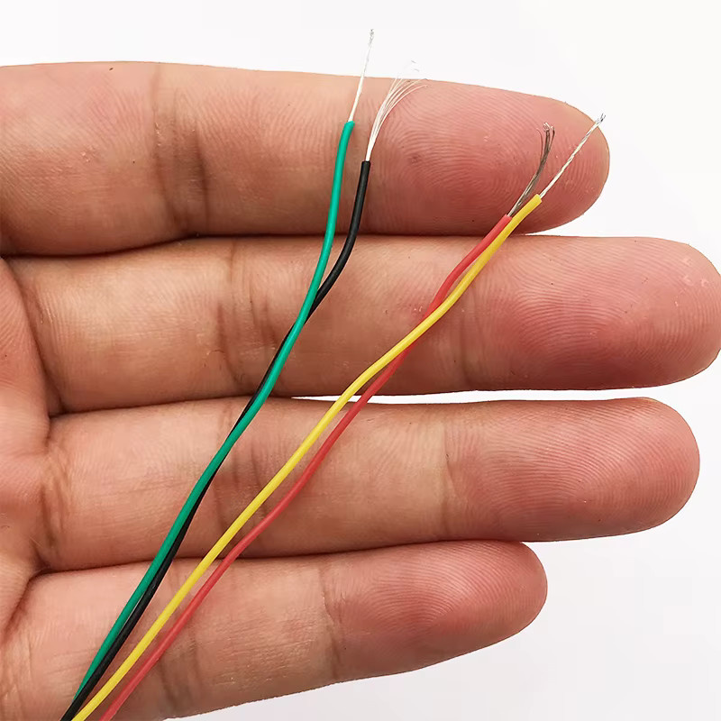 Creapart 30AWG Silikondraht Kabel Set für RC FPV Drone Kamera Flight Controller ESC Sender ELRS in Gelb, Grün, Schwarz und Rot - Bild 3