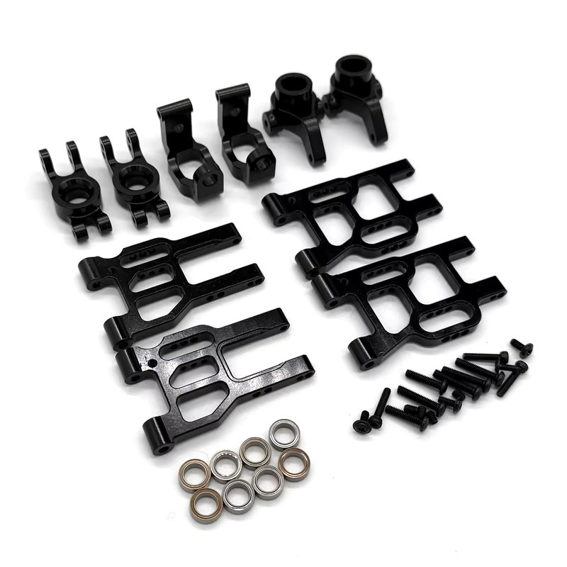 MJX RC 1/10 Ferngesteuertes Auto, Zubehör, Metall, Schwarz - Bild 2