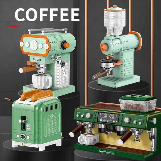 CTMA Klassische kreative Kaffee Maschine Mini Diamant Modell, Bausteine - Bild 1
