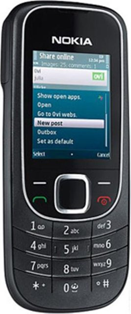 Generalüberholtes Nokia 2330 classic Mobiltelefon in Schwarz, entsperrt mit 1 SIM-Slot - Bild 1