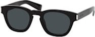 Saint Laurent SL 746 Sonnenbrille, Quadratisch, Vollrand, Kunststoff, Unisex, Schwarz, Grau - Bild 1