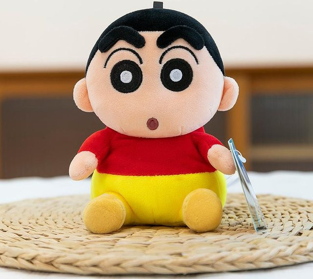 Bai Fen Bai dolls and toys Crayon Shin Aromatherapie Sitzsack Duftpuppe Plüschtier Puppe Schlüsselanhänger Taschenanhänger 14cm - Bild 1