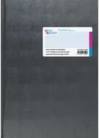 König & Ebhardt Geschäftsbuch DIN A4 in Anthrazit und Schwarz mit Hardcover und Kunstlederbezug - Bild 1
