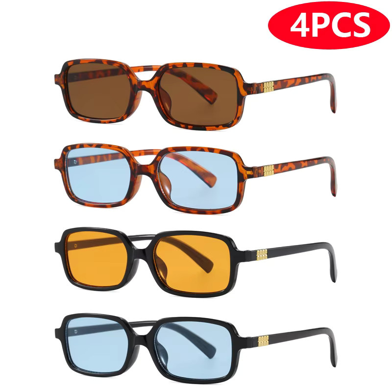 Ah-Mee Sonnenbrille, Quadrat, Vollrand, Kunststoff, Unisex - Bild 2