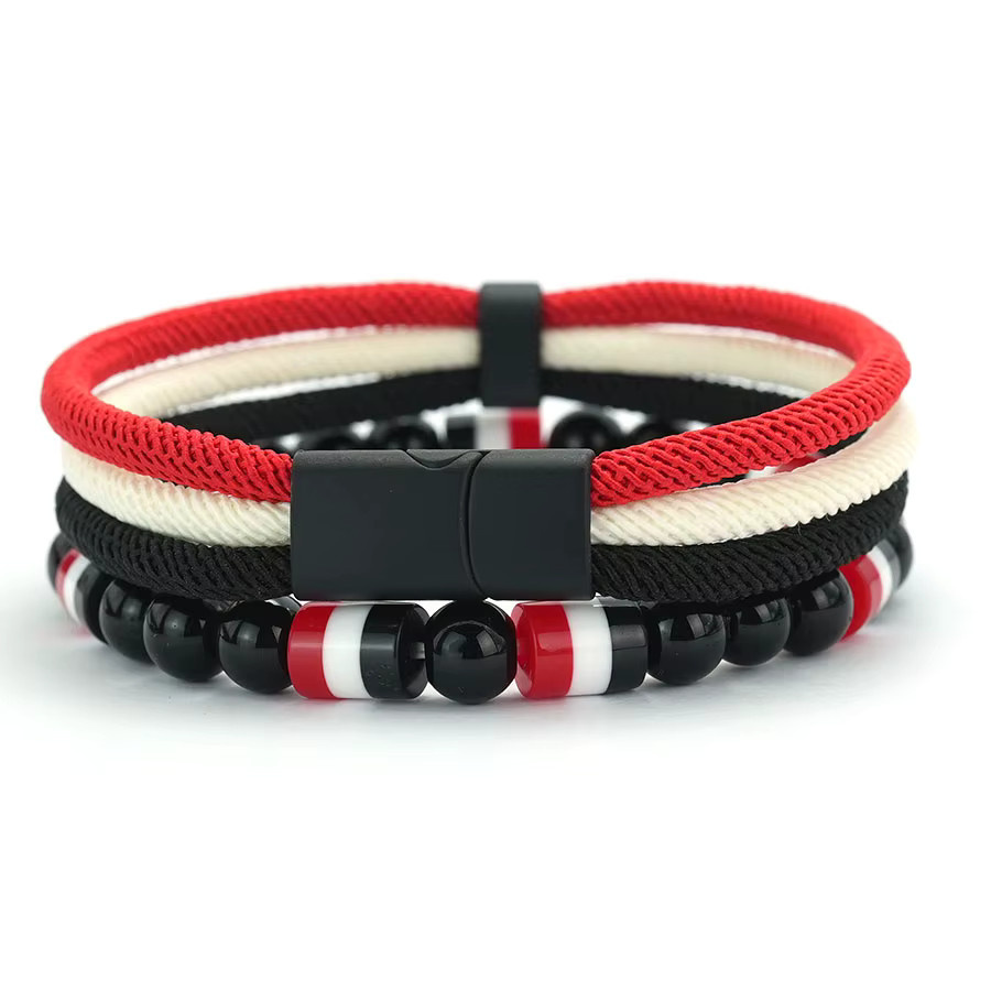 Noter Armband Set, Obsidian, Bunt, Herren - Bild 2