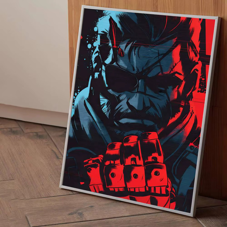 Selbstklebendes Metal Gear Solid Manga Poster aus Papier in Multicolour für deine Wandgestaltung - Bild 5
