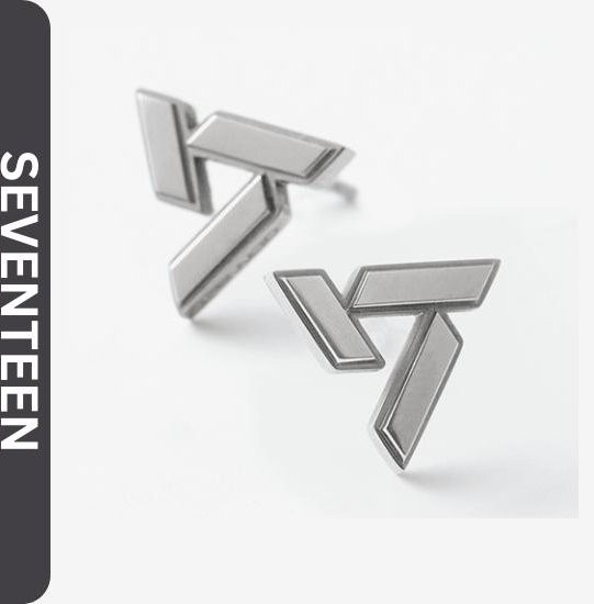 Seventeen Connect-Ohrringe Edelstahl, Schwarz, Damen - Bild 1