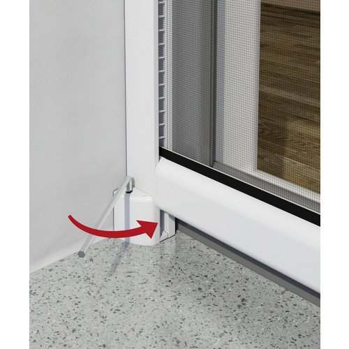 WINDHAGER Insektenschutz Rollo für Fenster, schwarz, Breite: 160 cm, Höhe: 160 cm - Bild 3