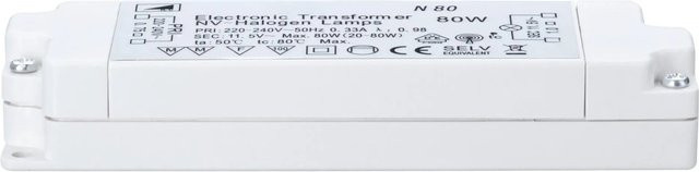 TIP Elektronischer Transformator 20-80 W Weiß - Bild 1