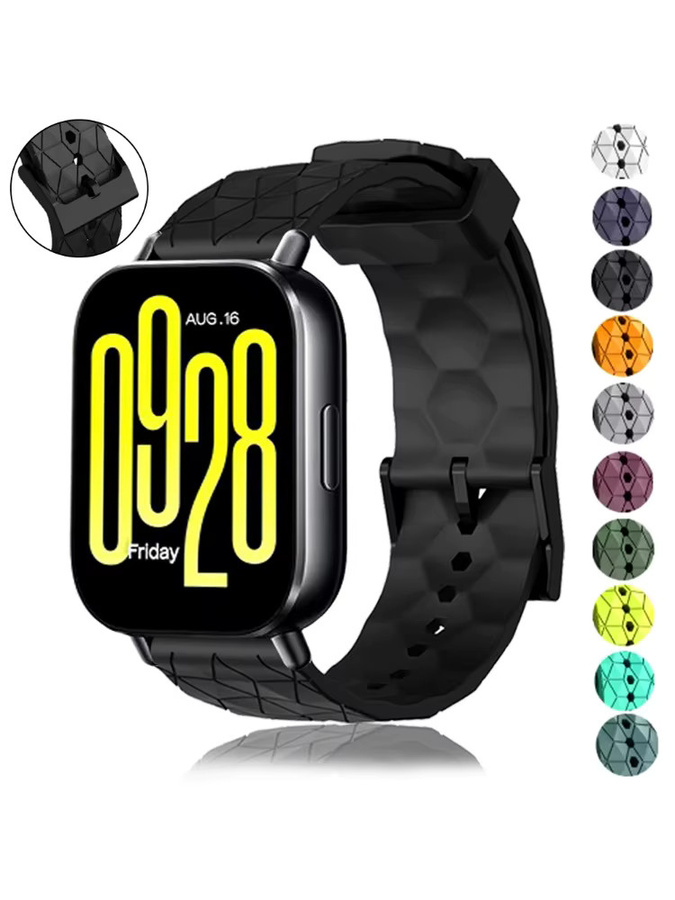Xiaomi Smart Armband Silikon, 22 mm, Schwarz, Redmi Watch 5 Active/Lite - Bild 5