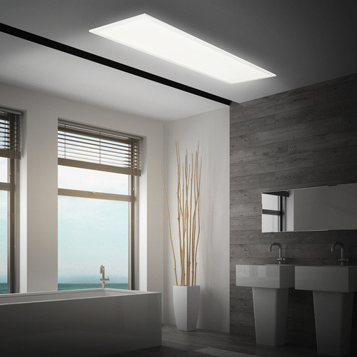 Briloner LED-Panel Simple in Weiß, 22 W, 2300 lm, 4000 K, H x L x B: 6 x 100 x 25 cm - Bild 2
