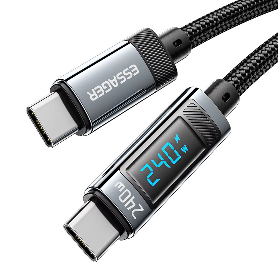 Essager USB Typ C auf USB C Kabel 240W PD 3.1 Schnellladekabel für MacBook Pro Xiaomi Samsung Laptop, Länge: 2 m - Bild 7