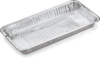 Weber Aluminium-Tropfschale für Charcoal in Silber, B/H: 22,1 x 5 cm - Bild 1