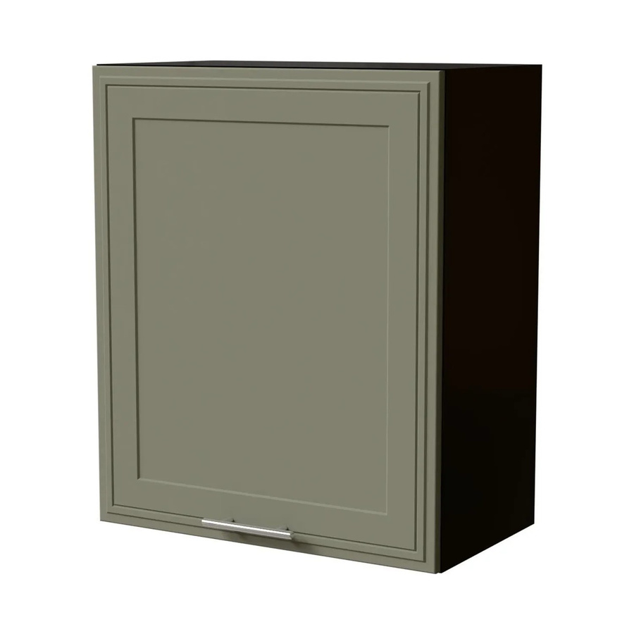 Feldmann-Wohnen Hängeschrank Salo in Schwarz und Reed Green Matt mit Kassettenoptik, B/T/H: 60 x 32,5 x 72 cm - Bild 2