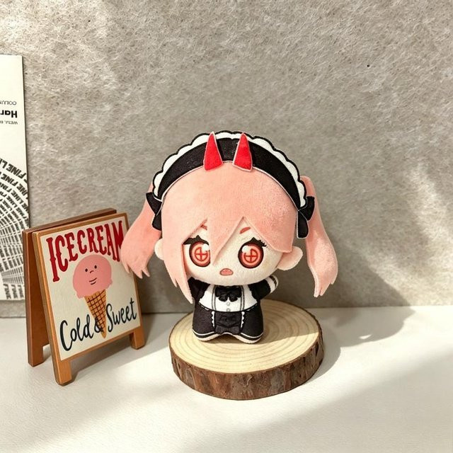Yiran Health & Beauty Chainsaw Man Power Maid Plüschpuppe, 10cm - Bild 1