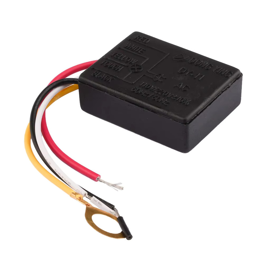 Aideepen Touch Sensor Schalter Schwarz, 1-Wege/4-Wege Ein/Aus Schalter für Schreibtischleuchten und Glühbirnen, AC 220V-240V 3A - Bild 2