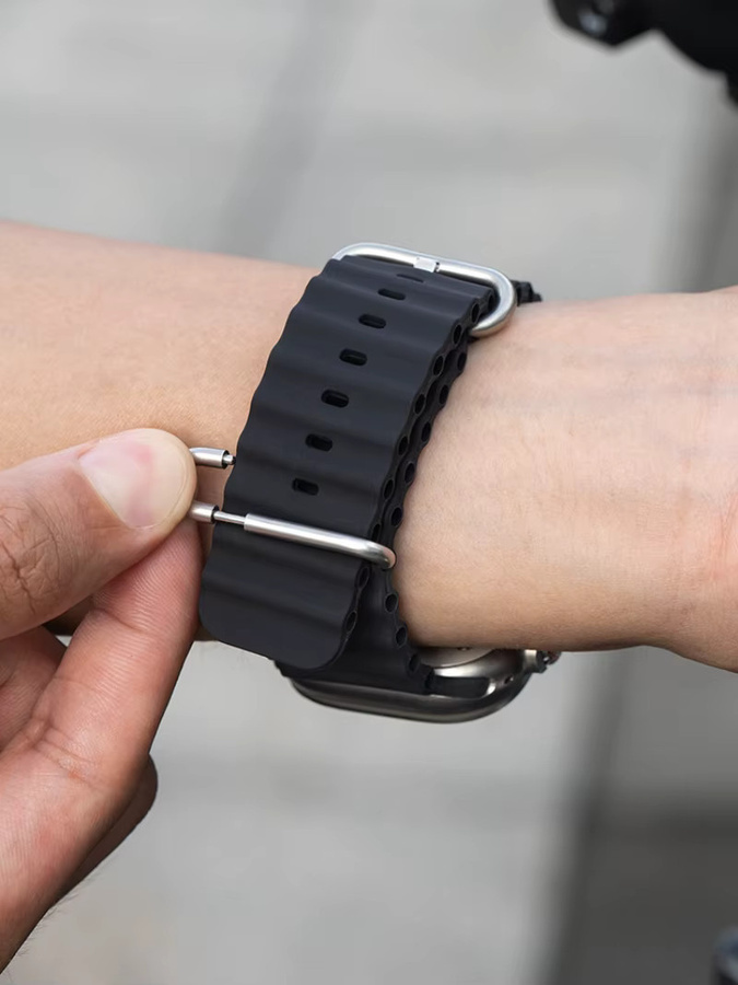 Silikon Ocean Armband für Apple Watch, Unisex - Bild 3