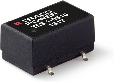TracoPower TES 1-1219 DC/DC-Wandler SMD 12 V/DC zu 9 V/DC 110mA 1W Schwarz - Bild 1