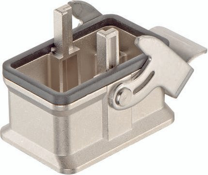 HARTING Anbaugehäuse 09 14 001 0308 09140010308 in Silber aus Kunststoff - Bild 1