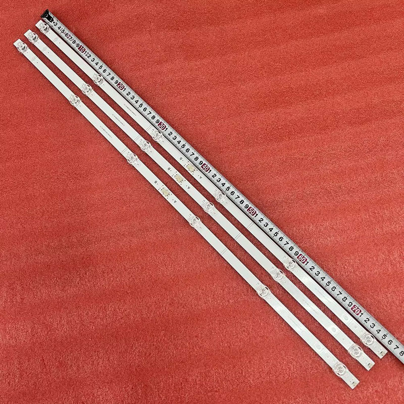 LED Hintergrundbeleuchtung Streifen mit 6 LEDs für Hisense TV Modelle 43A6BGTUK 43A6FG 43A62G 43A6GTUK HD425Y1U71-TOL1 HD425Y1U51-TOL1 SVH430AG8 in Weiß - Bild 2