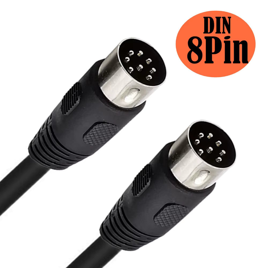Bang & Olufsen B&O PowerLink BeoLab Audiokabel mit 8-poligem DIN-Stecker auf DIN-Stecker in Schwarz, Länge: 5 m - Bild 3