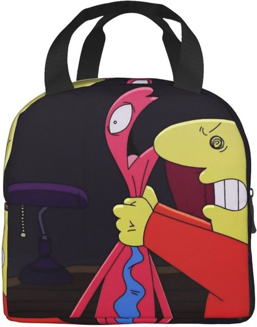 Bento Box Lachende Freunde Pim Und Charlie Merch von Fancy Style Studio, isolierte Thermokühlbox für Lebensmittel in Multicolour - Bild 1