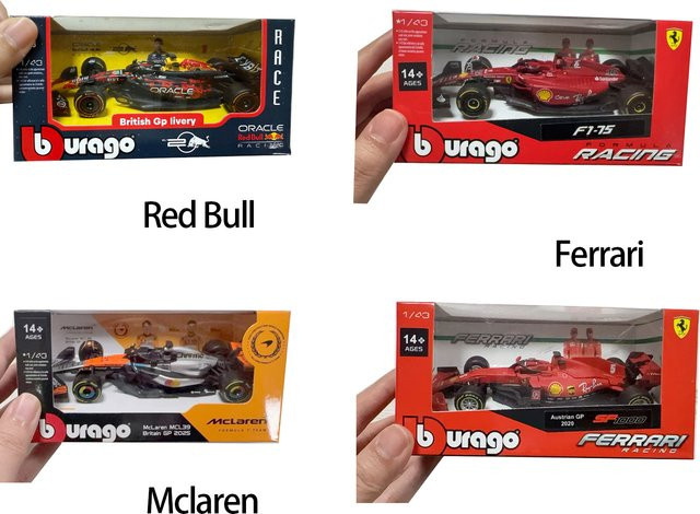 Bburago McLaren Formel-1-Auto, 1:43, Druckguss-Fahrzeug, ab 14 Jahren - Bild 1