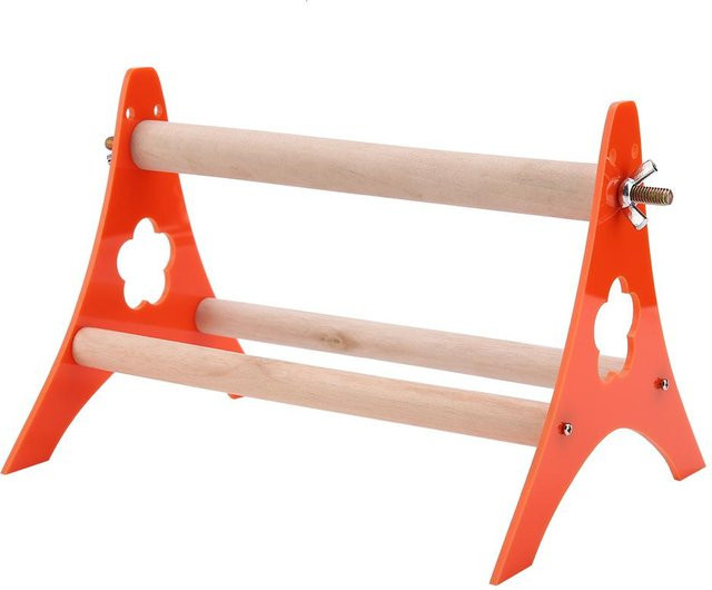 CosyHome Holzstativ Spielzeug, Orange, Große Größe - Bild 1