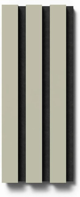 Denpanels Akustikpaneel Mushroom in Schwarz und Hellgrau mit Linoleum und Filz, B: 29,5 cm, T: 15 cm - Bild 1