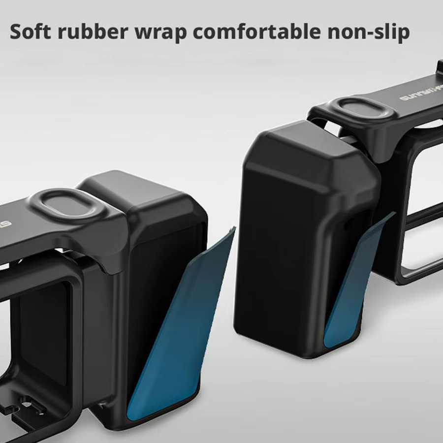 DJI Street Grip Kit Käfig mit Seiten-Griff und Quick Release Halterung für Osmo Action 5 Pro, 4 und 3 in Schwarz - Bild 4