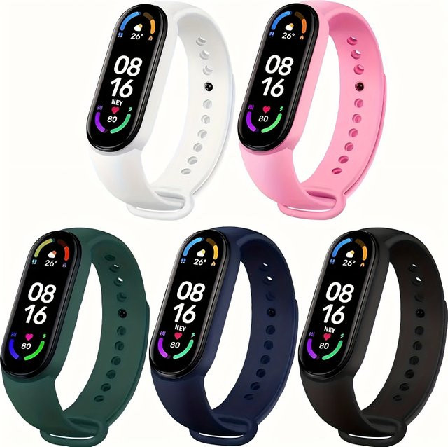 NEY Uhrenarmband Xiaomi Mi Band, Silikon - Bild 1