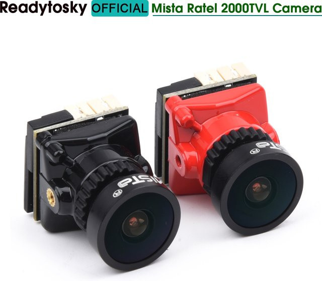 Readytosky Mista Ratel 2000TVL FPV-Minikamera mit 1/1,8 Zoll Starlight HDR und 2,1 mm Objektiv in Schwarz für RC FPV-Drohnen - Bild 1