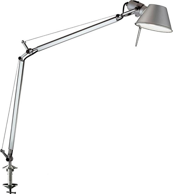 Artemide Tolomeo Tavolo LED Tischleuchte mit Klemme aus Aluminium in Silber - Bild 1
