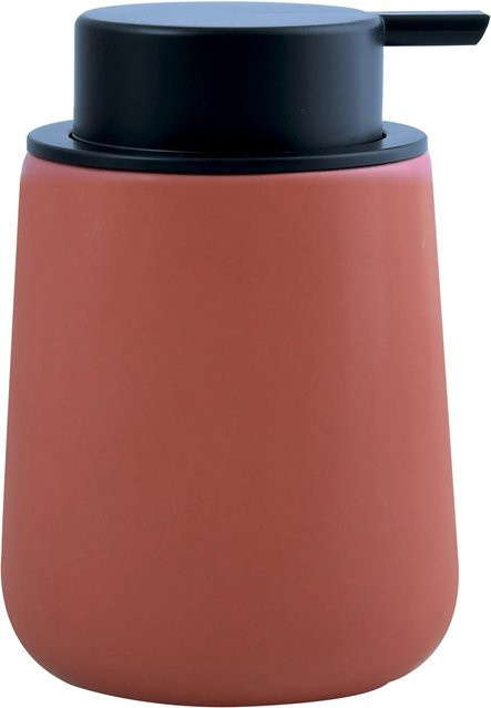 MSV Seifenspender Maonie aus Keramik in Terrakotta, Höhe: 12,6 cm, Durchmesser: 8,5 cm - Bild 1