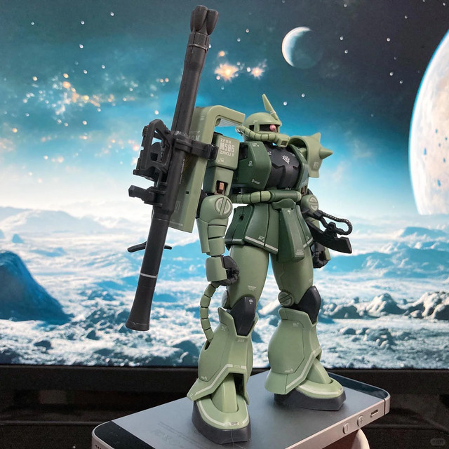 TAKARA TOMY Gto Ms-06c-6/R6 Zaku 2 Typ C-6, Actionfigur, 1:144, Roboter - Bild 1