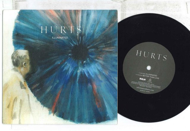 Illuminated / Better Than Love, Hurts, 7-Zoll Vinyl, schwarz - Bild 1